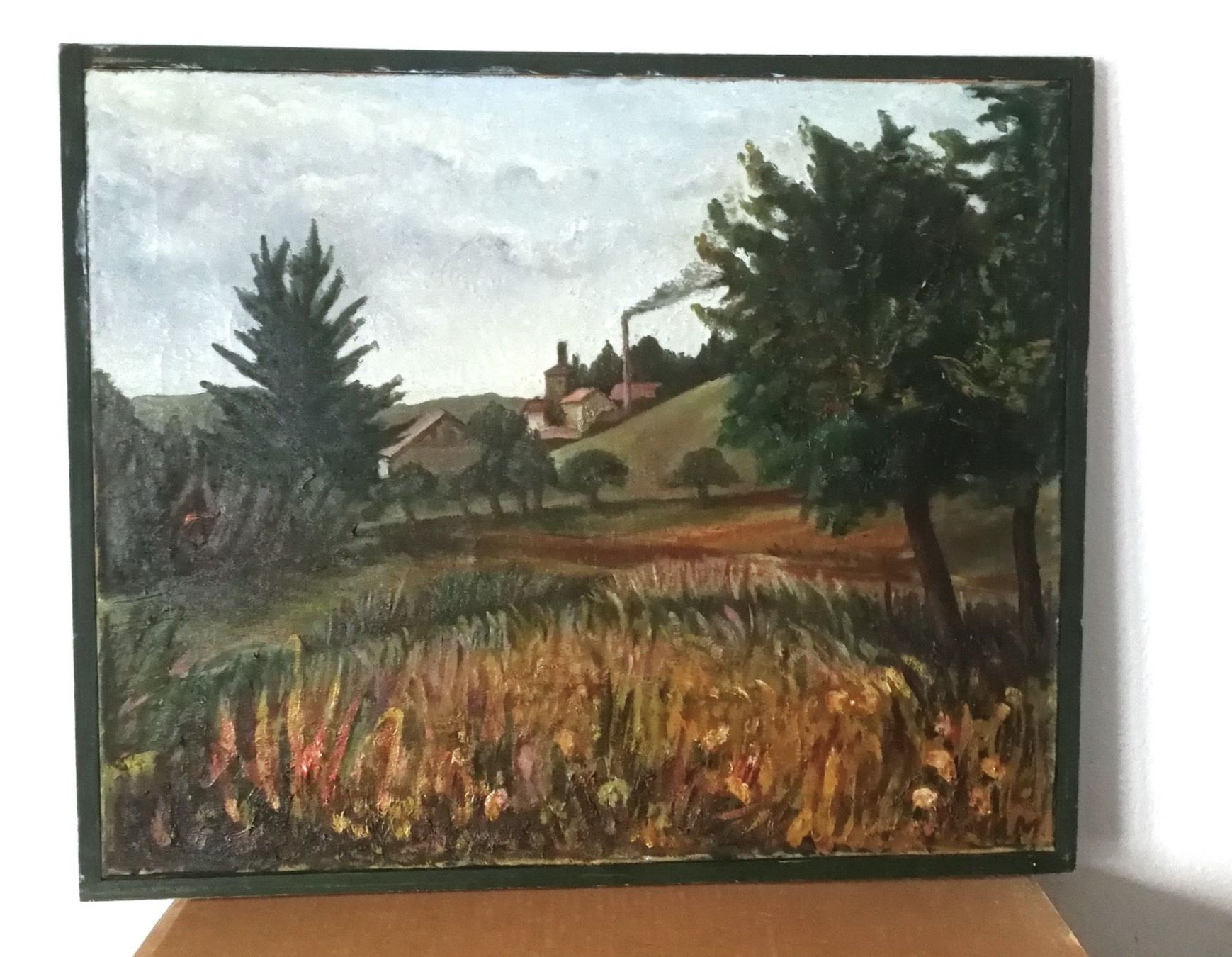 Dipinti: Landschafts-Bild Adolf Mathys – Usato da Goldau venduto da I_auktionator