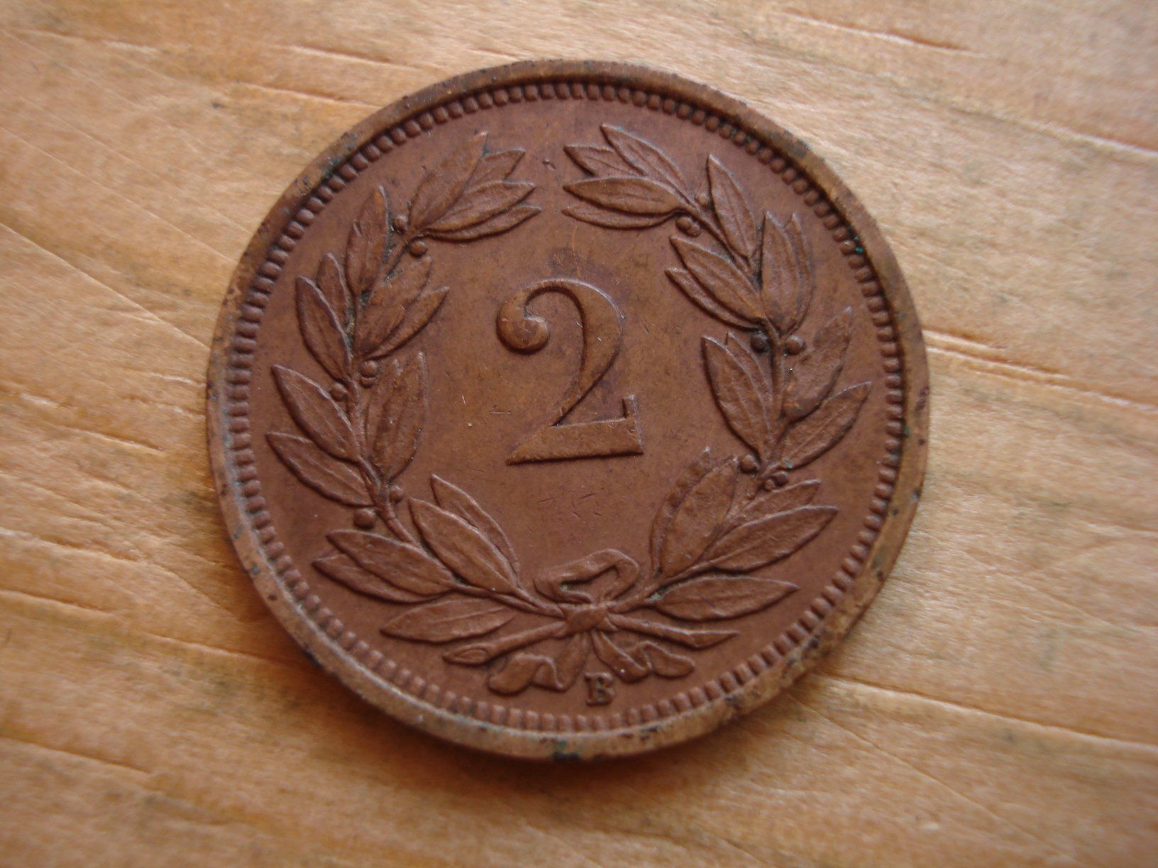 Alle Münzen: (K1) 2 Rappen 1926 VZ – Gebraucht aus Erlach von Net-Coins 1