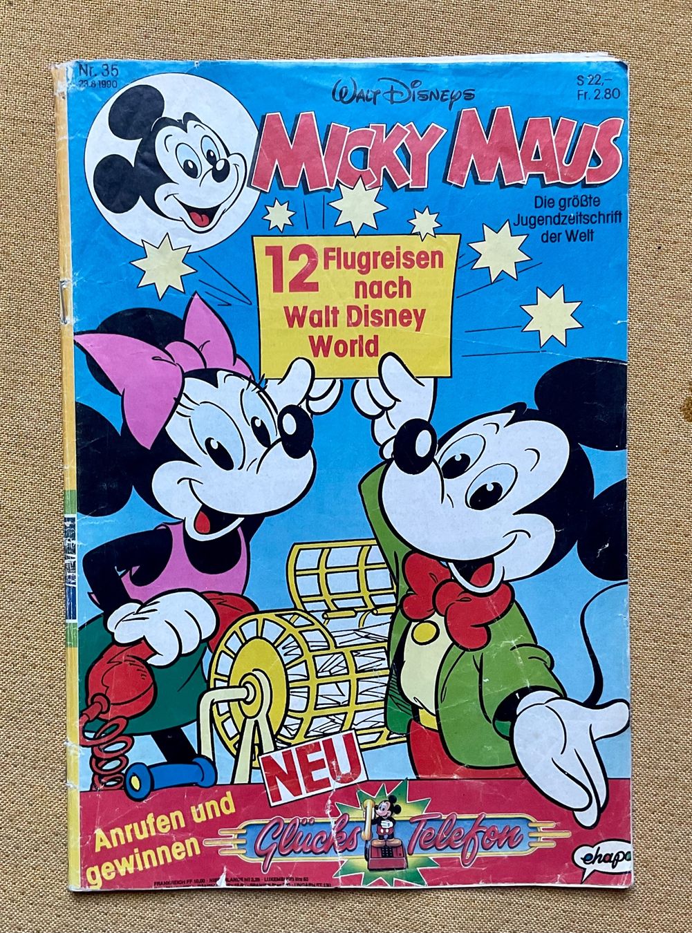 Fumetti: Micky Maus Heft Nr 35 von 1990 – Usato da Endingen venduto da nathan05