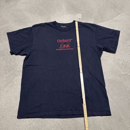 Carhartt T-Shirt dunkelblau Grösse L Print guter Zustand