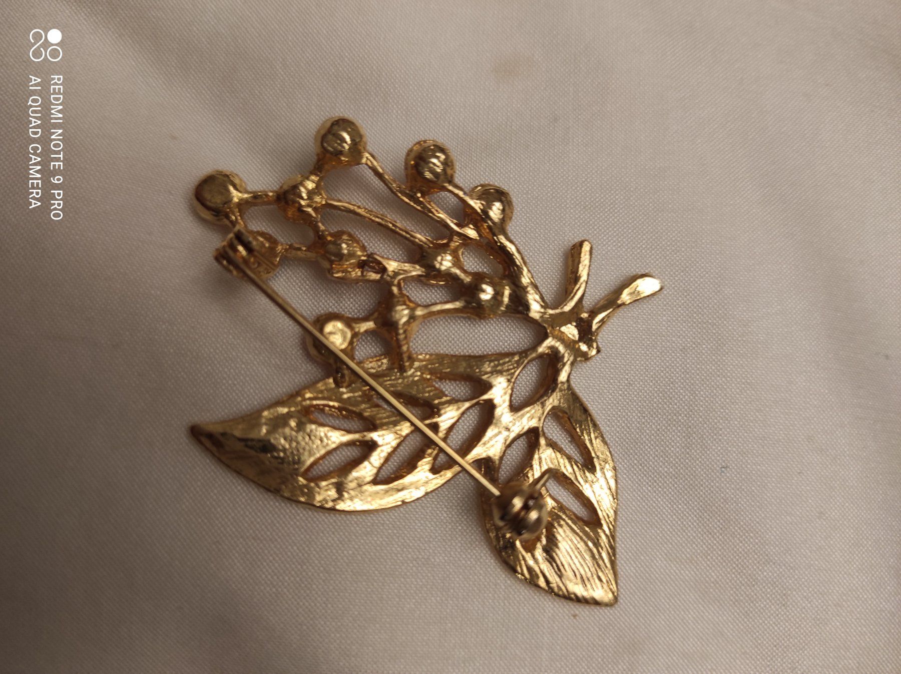 Spille & Fermagli: Brosche / jolie broche dorée avec brillants – Usato da Porrentruy venduto da Olifante 2