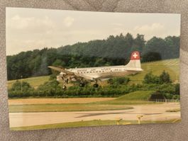 DC-4 Swiss Air Lines HB ILI 50 Jahre Transatlantik Jubiläum
