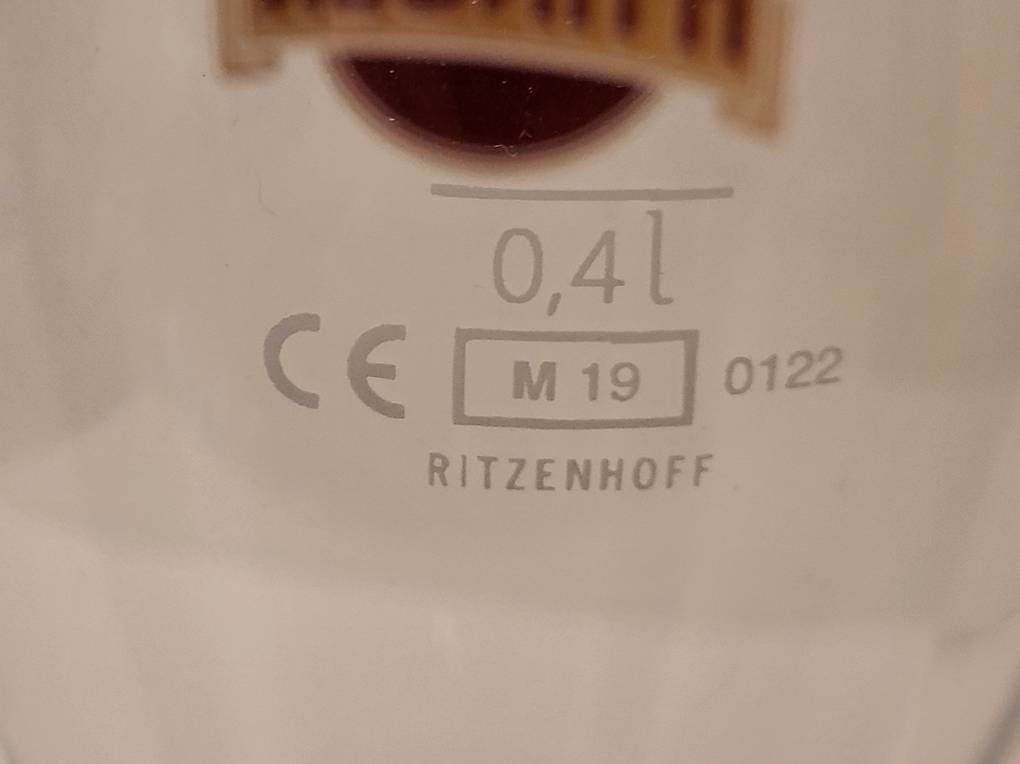 Bicchieri: 6x Geeichte Ittinger Bier-Gläser – Usato da Frauenfeld venduto da J2456S 2