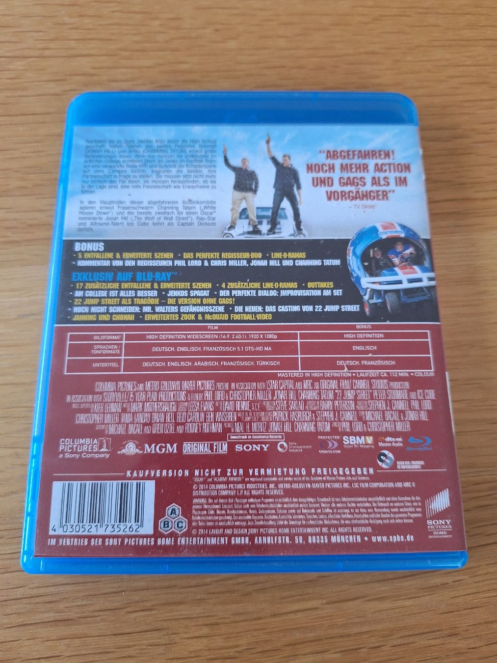Tutti i DVDs: Blu-ray 22 Jump Street – Usato da Wanzwil venduto da chlinih93 1
