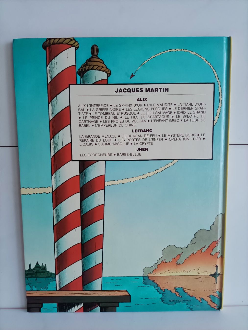 Fumetti: BD Lefranc -9- La crypte / Jacques Martin - Gilles Chaillet – Usato da crans montana venduto da AB3963 1