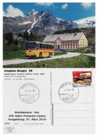 Simplon Hospiz Brig Ersttag Briefmarke Postauto Saurer RH525