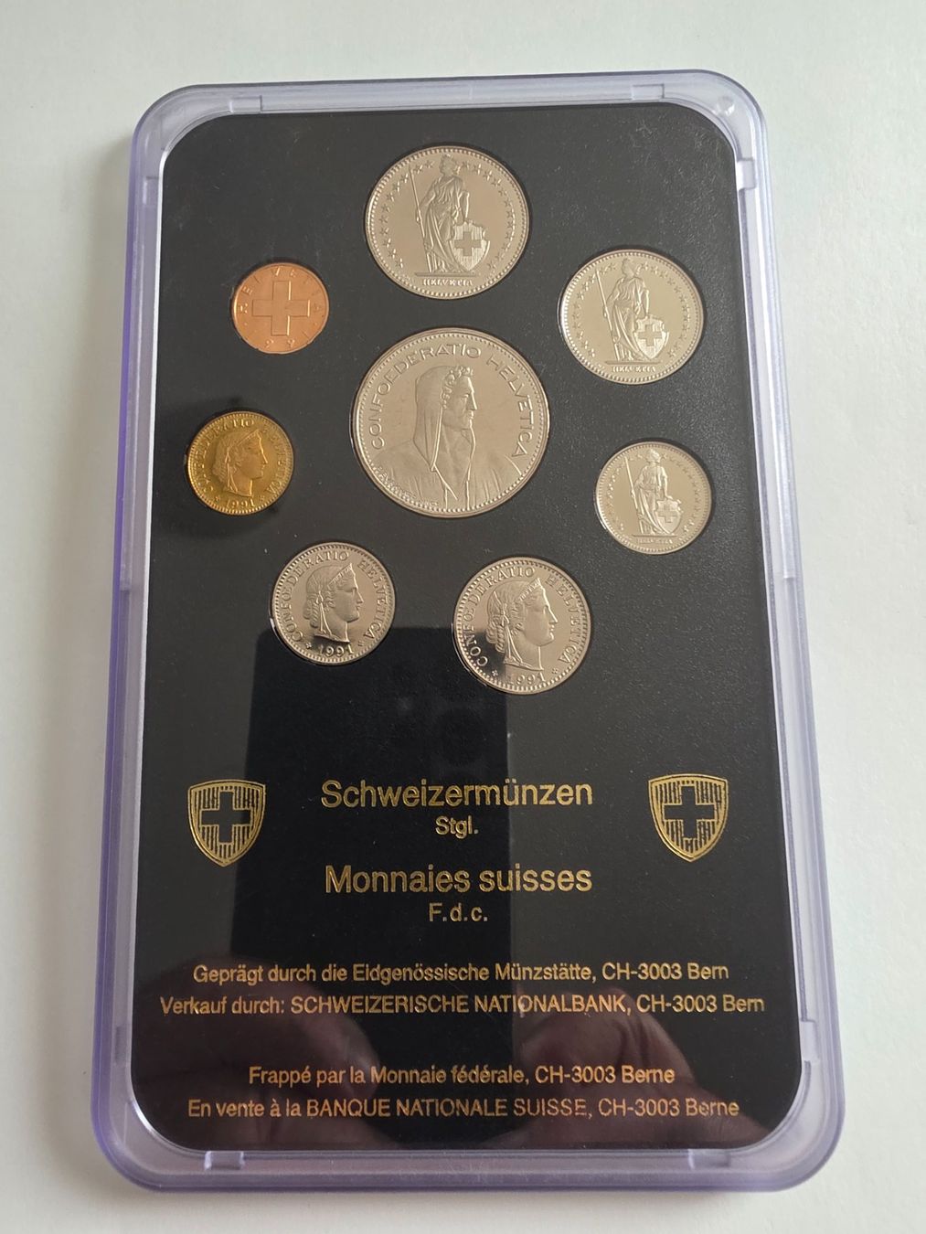 Tutti le monete: Jeux de monnaies 1991 F.d.c. – Nuovo e nell'imballaggio originale da Concise venduto da coolinvest 1