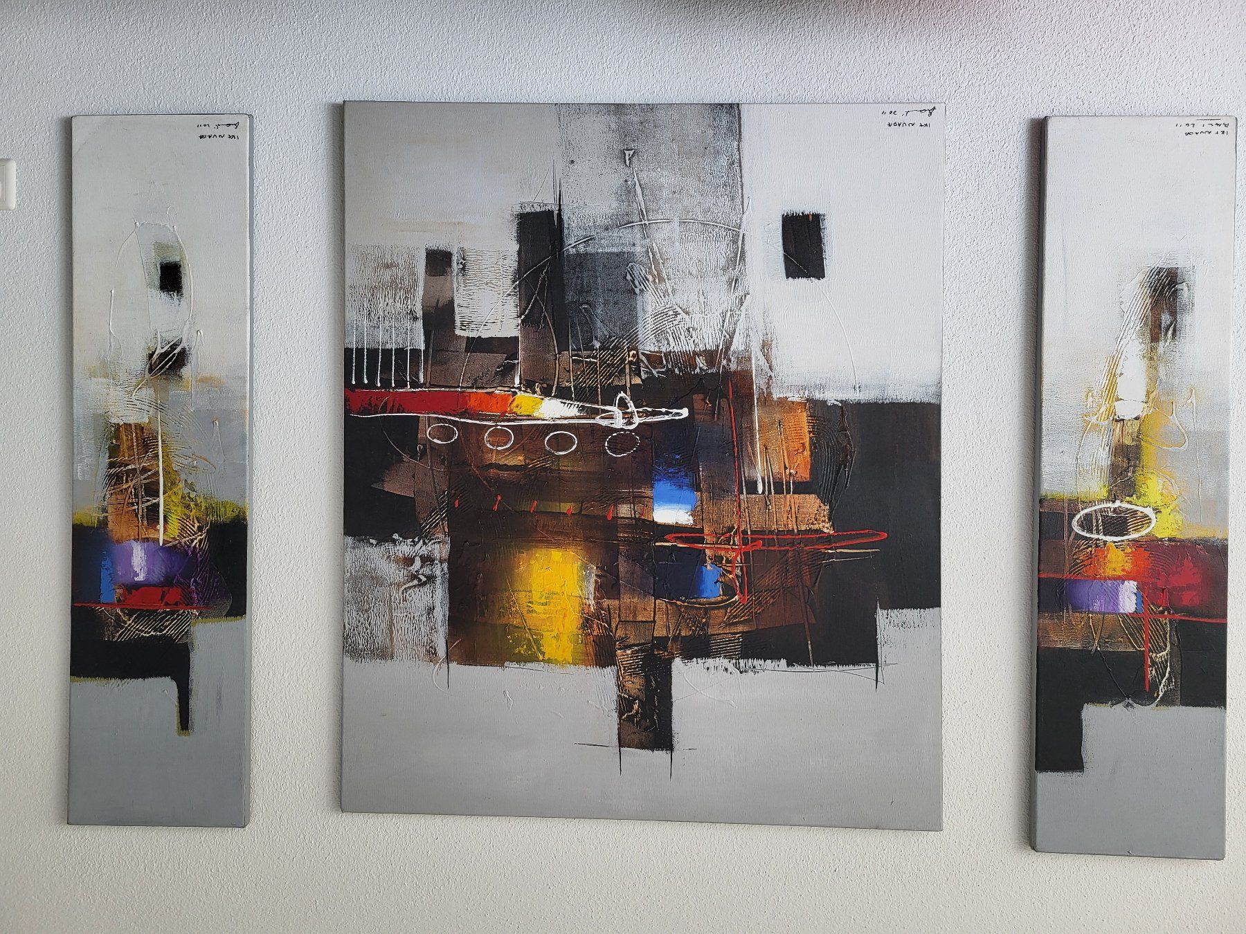Poster & Bilder: Abstrakte Malerei auf Leinwand – Gebraucht aus Luzern von Alieska