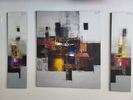 Abstrakte Malerei auf Leinwand