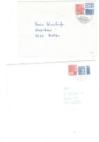 ATM Automaten Briefmarken geschnitten selten auf Brief rar