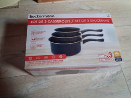 lot 3 casseroles neuves