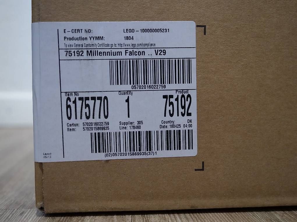 Jeux de construction: LEGO Millennium Falcon 75192 – D'occasion à Hünenberg par rap_c86t 2