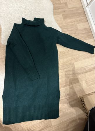 S.Oliver Strickkleid, Dunkelgrün, Winter-Look!