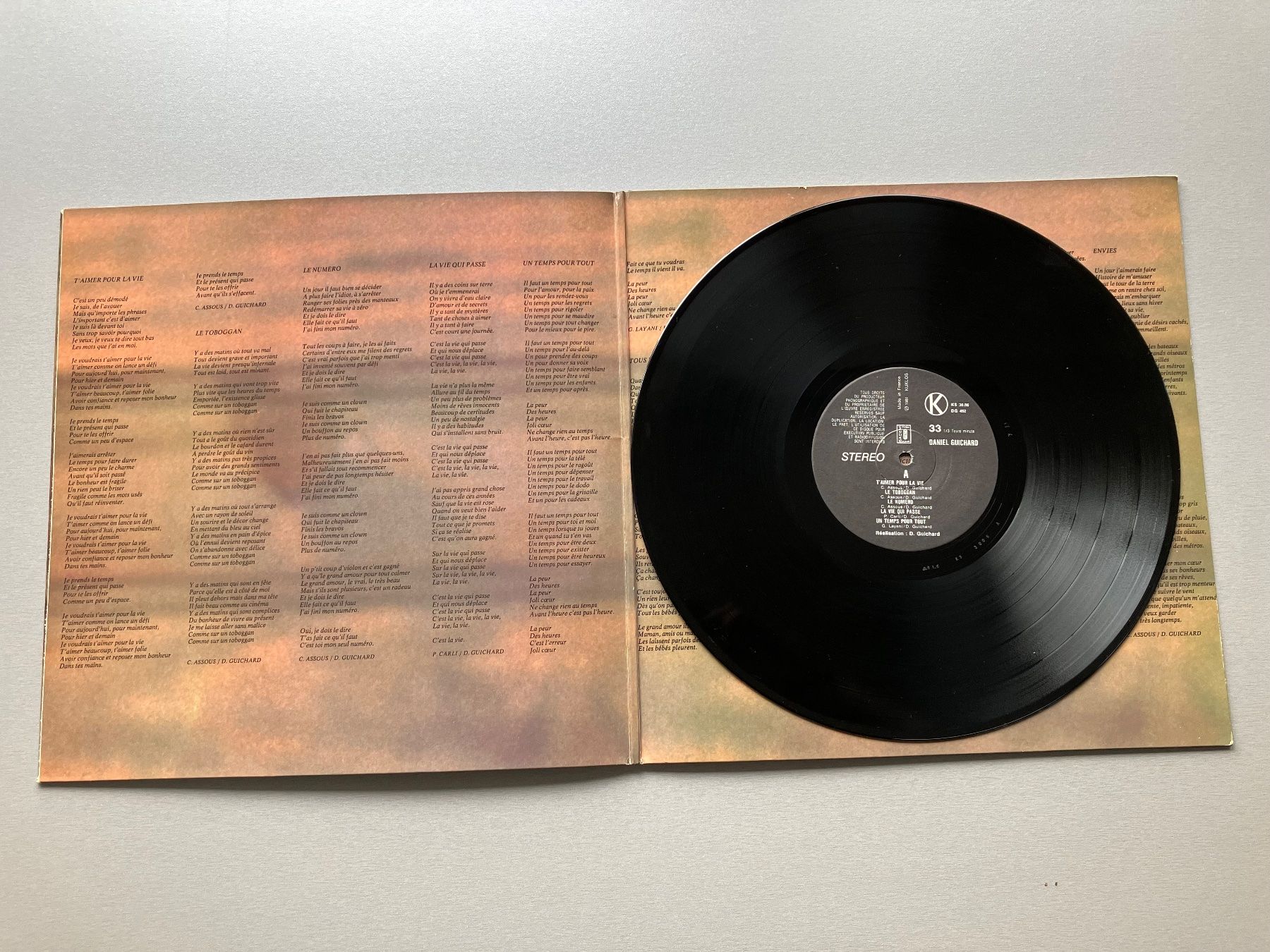 Dischi in vinile: DANIEL GUICHARD Schallplatte LP Vinyl Record – Usato da Glattfelden venduto da Danshari 2