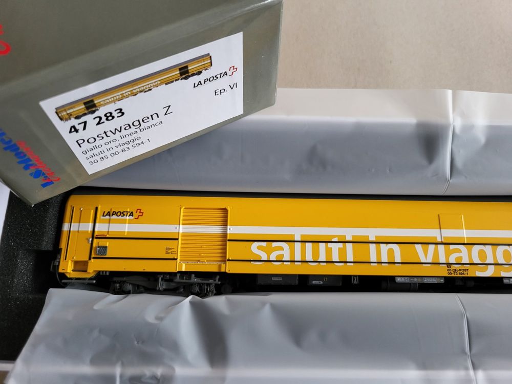 Ls Models 47283 Tank Postal Type Z SBB Livrée Jaune