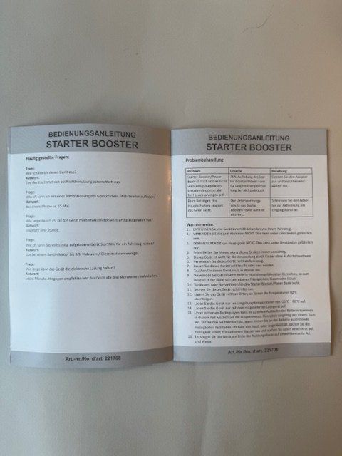 Caricabatterie: TEDURA  Starter Booster - neu – Nuovo (secondo la descrizione) da Murten venduto da Bodoni59 4