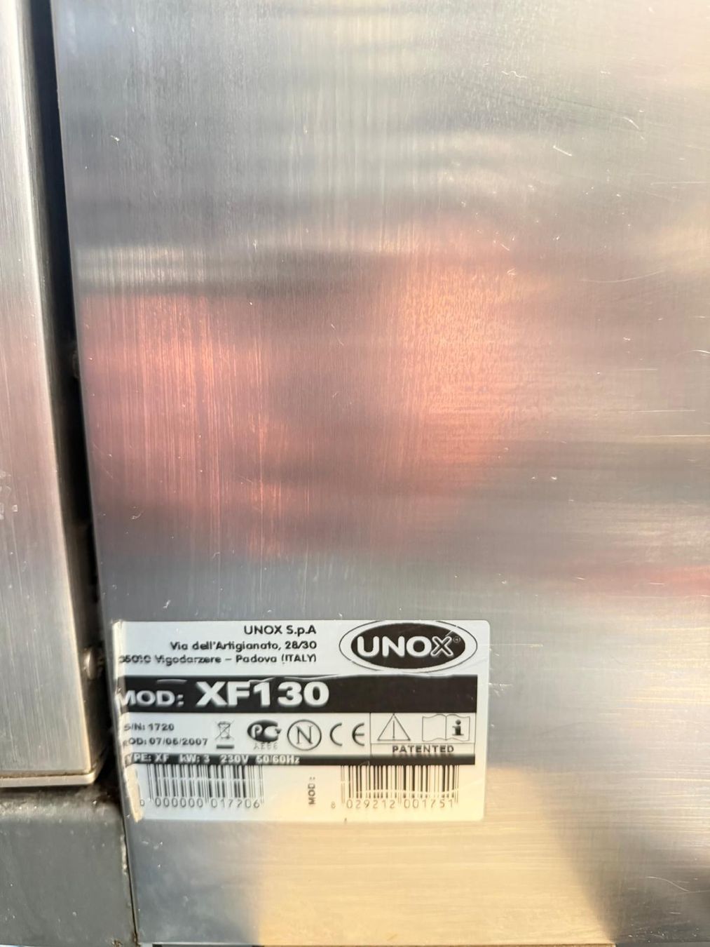 Elettrodomestici da cucina: UNOX GASTRO BACKOFFEN – Usato da Zürich venduto da 5183840711 3