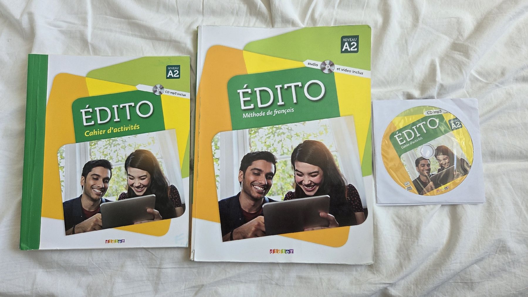 Bücher: ÉDITO Methode de français A2 Buch und Arbeitsheft mit CDs – Gebraucht aus Ebmatingen von joelme