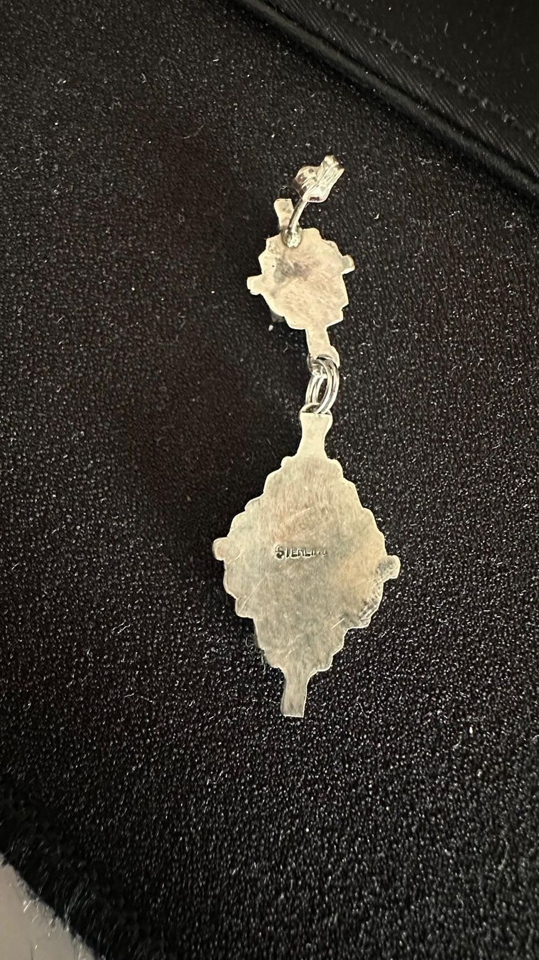 Orecchini pendenti & Orecchini a lobo: Indian Handcrafted sterling silver earings – Usato da Genève venduto da gvokiii 1