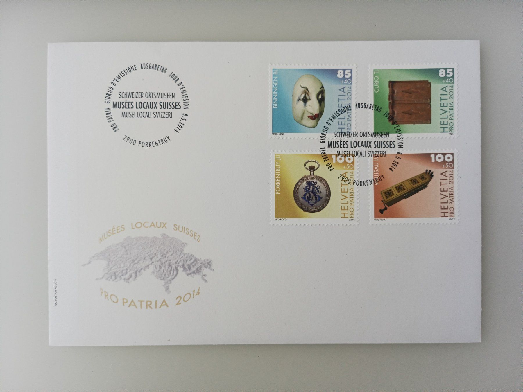 Tutti i francobolli: 2014 FDC Pro Patria – Usato da Dübendorf venduto da goeggi79