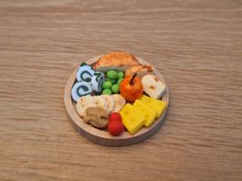Handmade Käseplatte 3.4cm für Puppenhaus