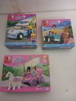 3 Sluban  Sets: Polizei, Strand & Kutsche,lego kompatibel