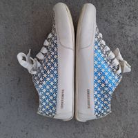 Candice Cooper Sneaker Grösse 38 gemustert weiss blau