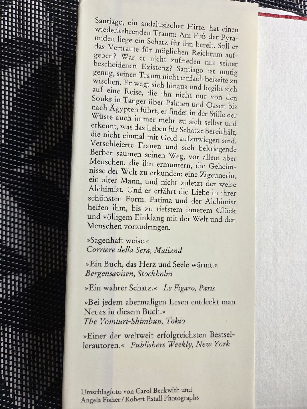 Libri: Paulo Coelho "Der Alchimist" Roman  – Usato da Kriegstetten venduto da Urlaus 2