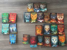 Riesige Warrior Cats Sammlung Hardcover Staffel 1-4