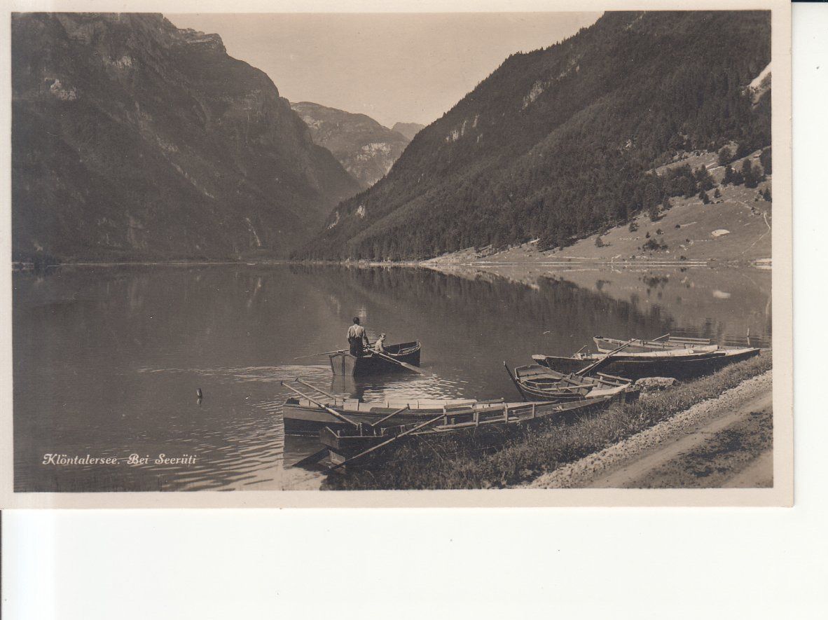 Ansichtskarten: Klöntalersee ca. 1930 – Gebraucht aus Bürglen TG von StampGraf