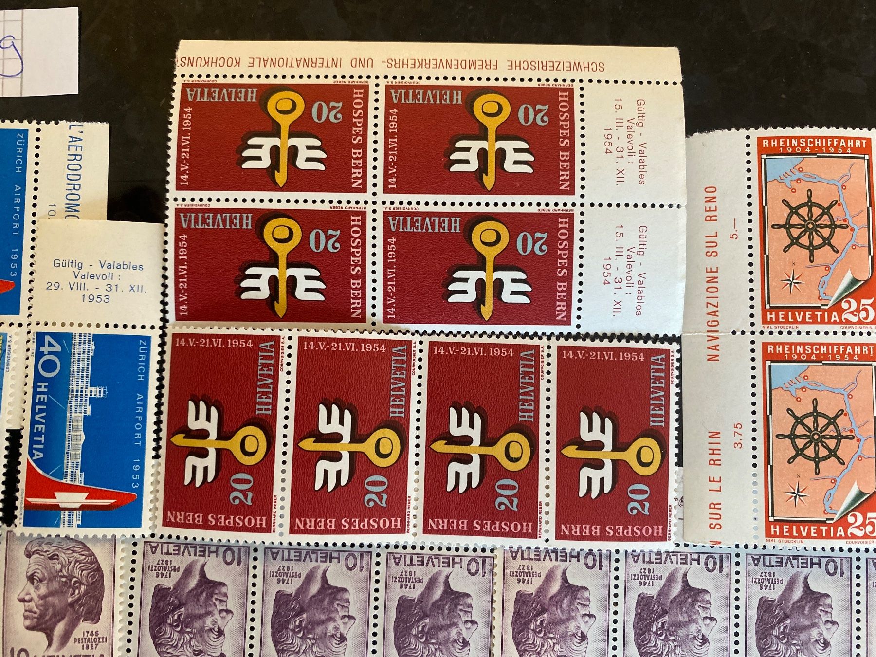 Tutti i francobolli: 21.55Fr Alte Frankaturware postfrisch ungestempelt Sammlung – Nuovo (secondo la descrizione) da Wil SG venduto da Chefsugus 2