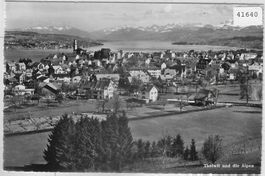 Thalwil und die Alpen