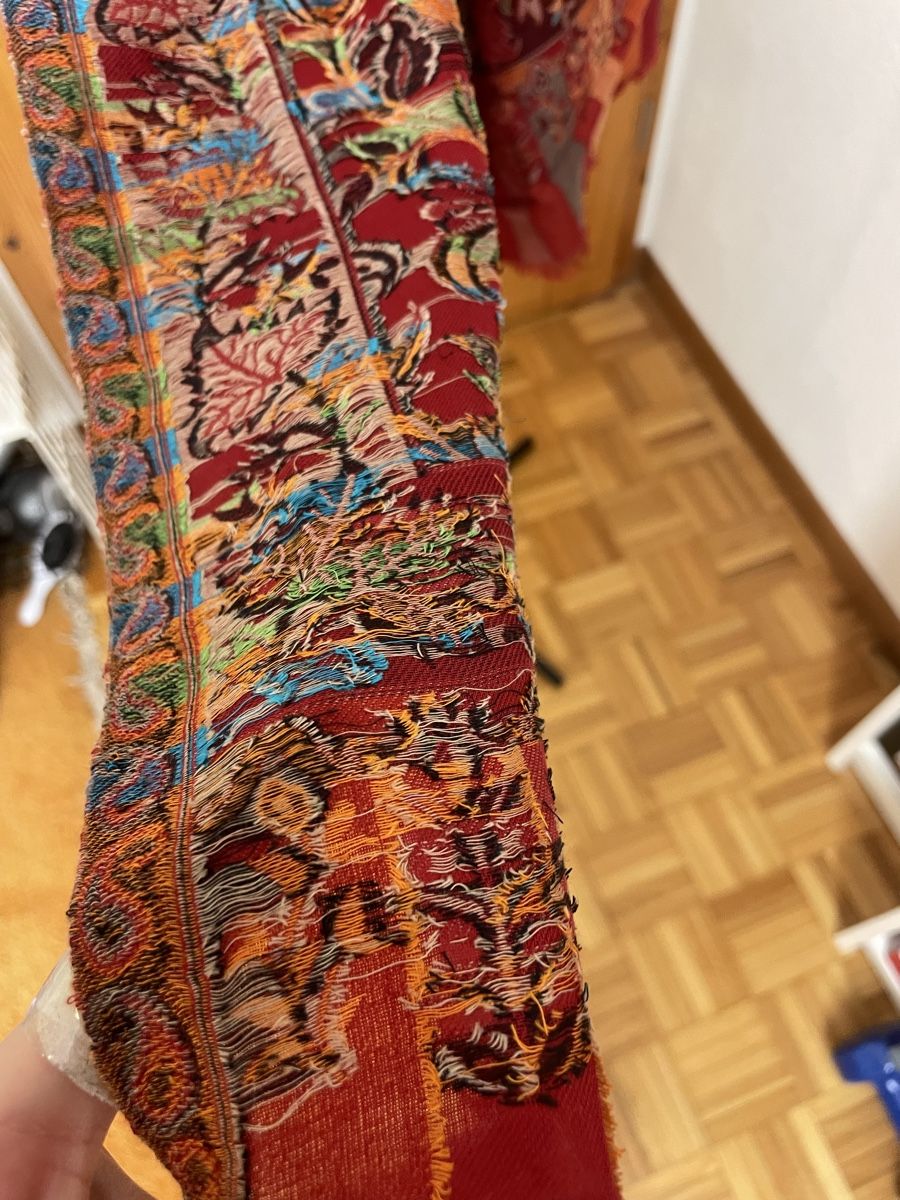 Foulard & Sciarpe: Schal rot gemustert – Nuovo (secondo la descrizione) da Dittingen venduto da nje_9nlt 3