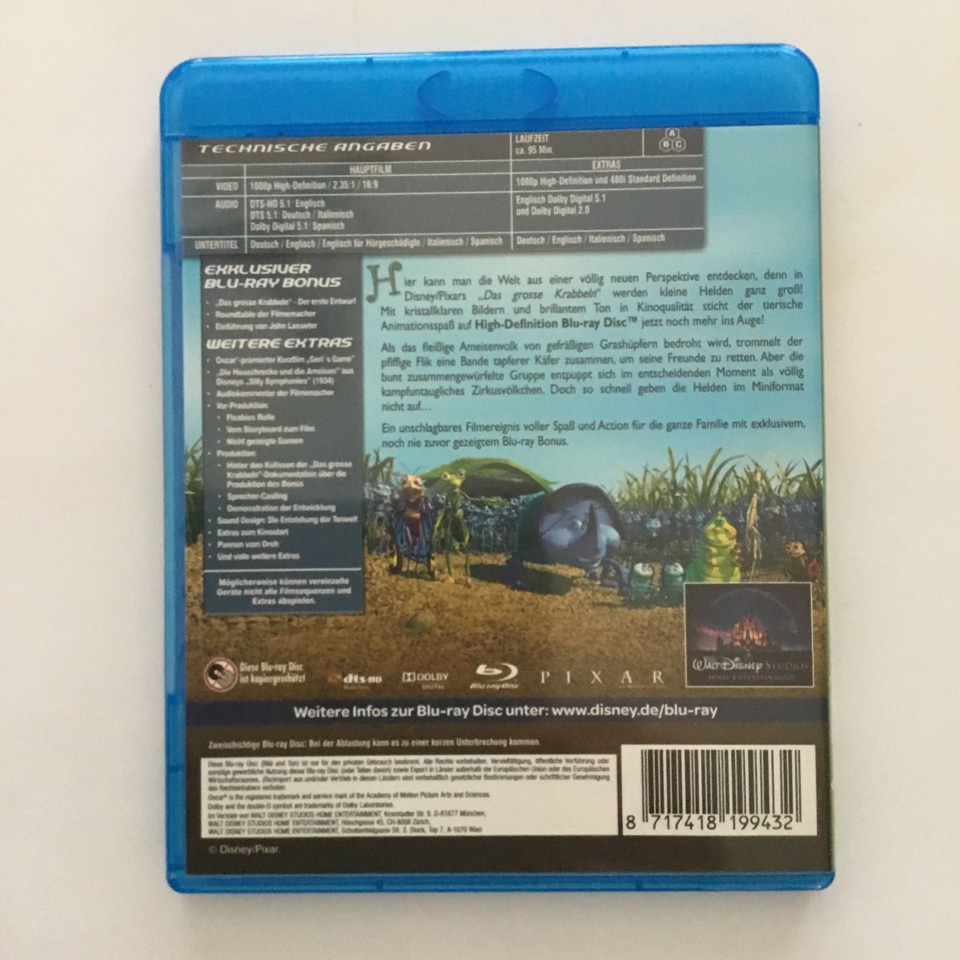 Alle DVDs: Das Grosse Krabbeln Blu Ray – Neu (gemäss Beschreibung) aus Blauen von Stella66 1