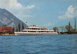 Thunersee, MS STADT BERN bei Neuhaus, gelaufen 1972
