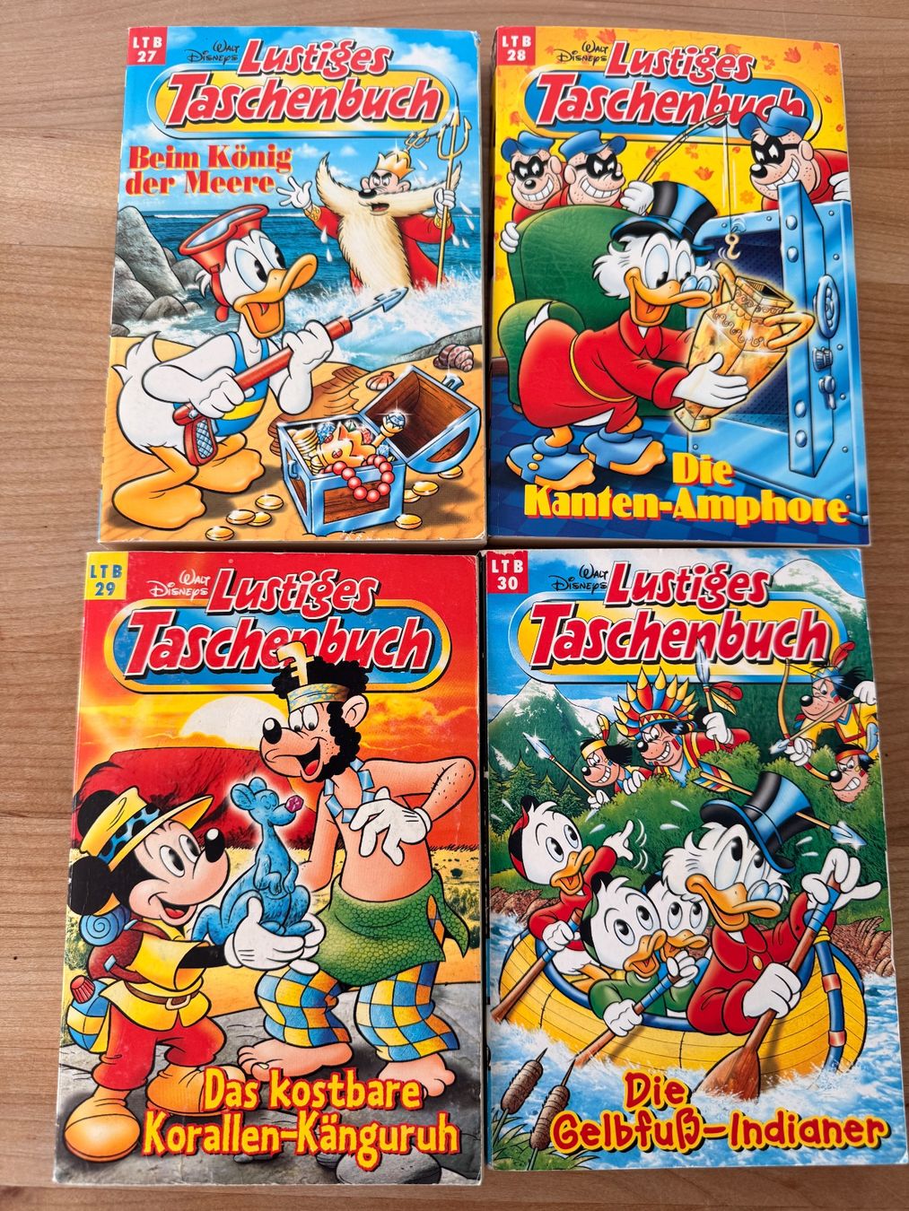 Fumetti: Lustiges Taschenbuch 27 bis 30 – Usato da Winterthur venduto da Nangooblu 1