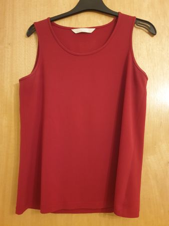 'S Max Mara haut, S, rouge foncé, bon état