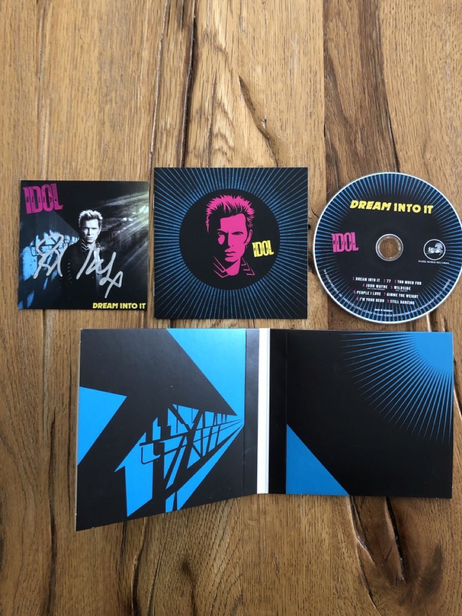 CD: Billy Idol - Dream into it (signed insert, 2025) – Usato da Embrach venduto da rocky84 1
