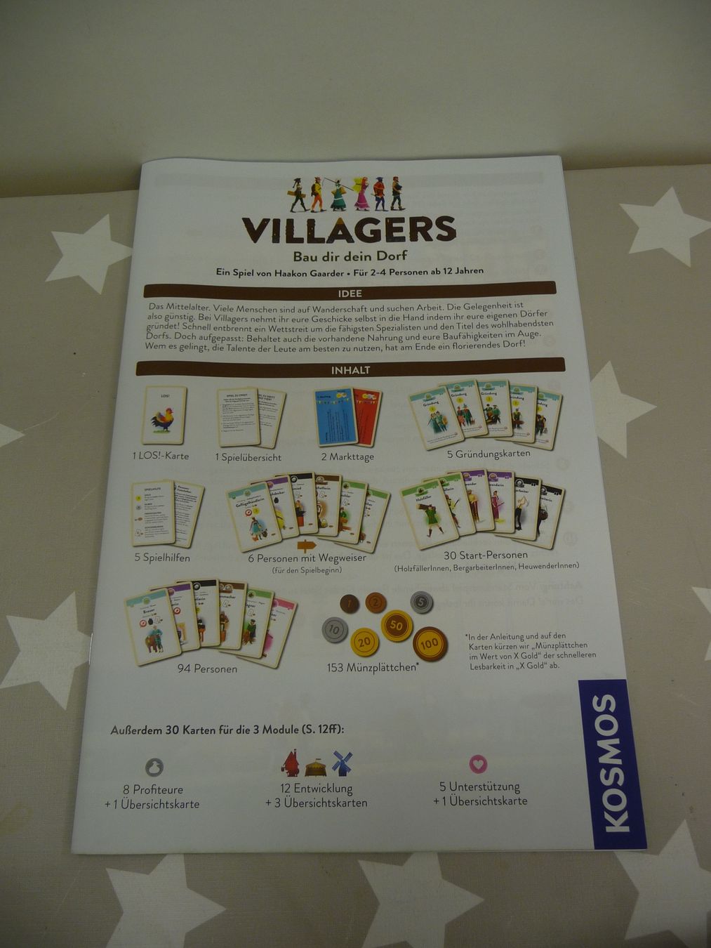Kosmos Giochi: Spiel: Villagers Bau dir dein Dorf Kosmos – Nuovo (secondo la descrizione) da Rafz venduto da Powacaddy 4