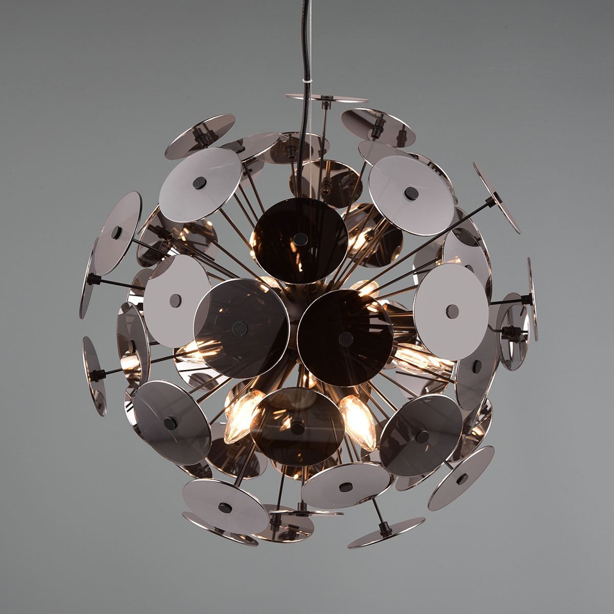 Kronleuchter & Deckenlampen: Pendelleuchte, Schwarz, Chrom, 54 cm Ø – Neu (gemäss Beschreibung) aus Kreuzlingen von Smart-Light 2
