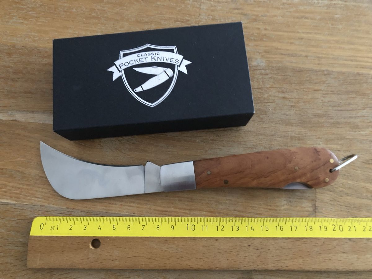 Taschenmesser: Neues Taschenmesser Sachmesser Gärtnermesser – Neu und originalverpackt aus Goldach von Messerguru 4