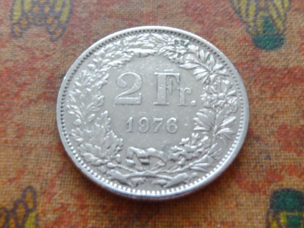 Toutes les monnaies: 2 Fr. 1976 – D'occasion à Romanel-sur-Lausanne par Swift13