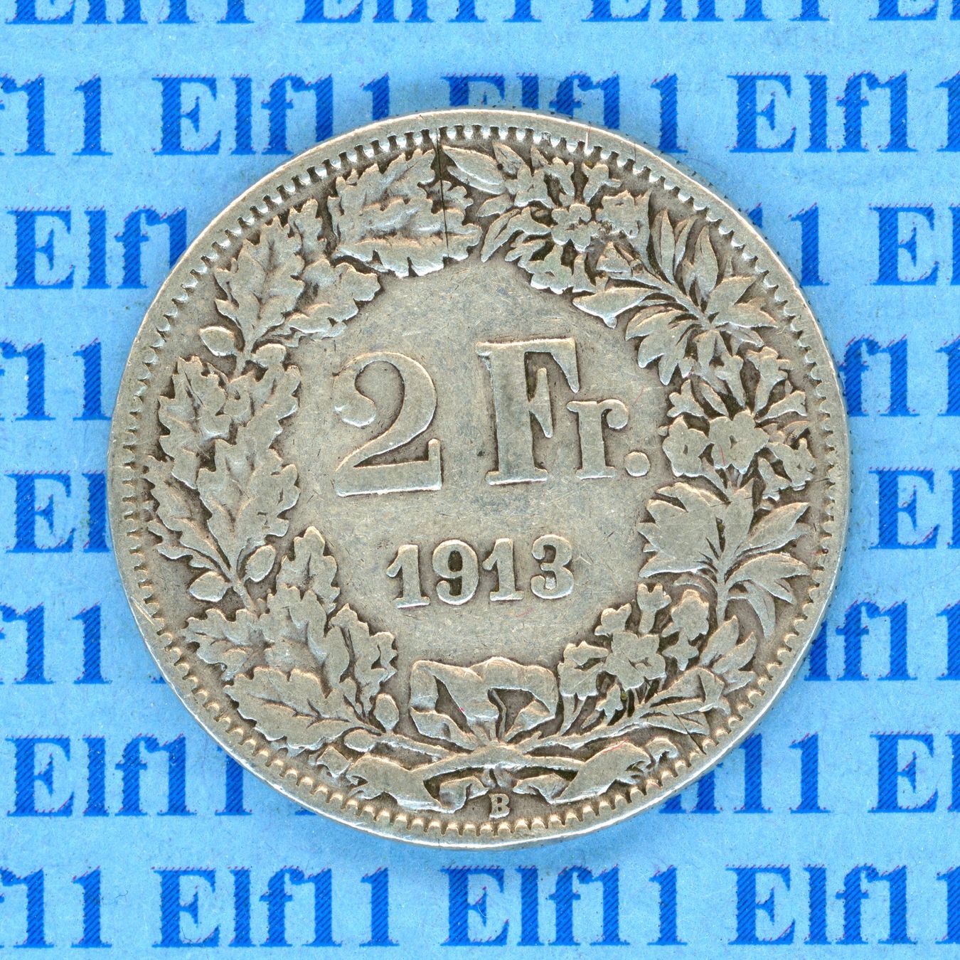 Alle Münzen: CHF___2.00 1913 ss 2 Franken – Gebraucht aus Widnau von Elf11