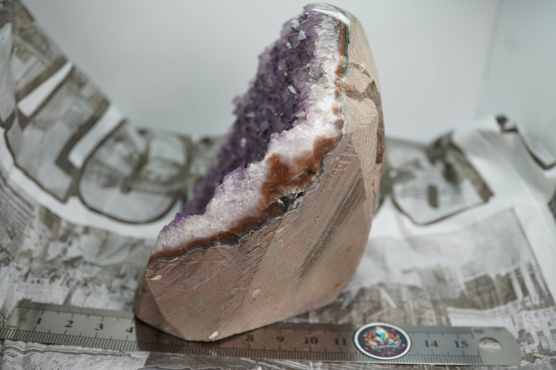 Minerali & Pietre curative: Amethyst Druse  10 cm x  8cm     Direkt – Nuovo e nell'imballaggio originale da Eschenbach SG venduto da topstone 7
