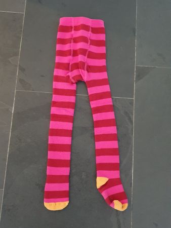 ++ gefütterte Thermo Strumpfhose in rosa  ++ Gr. 122 ++