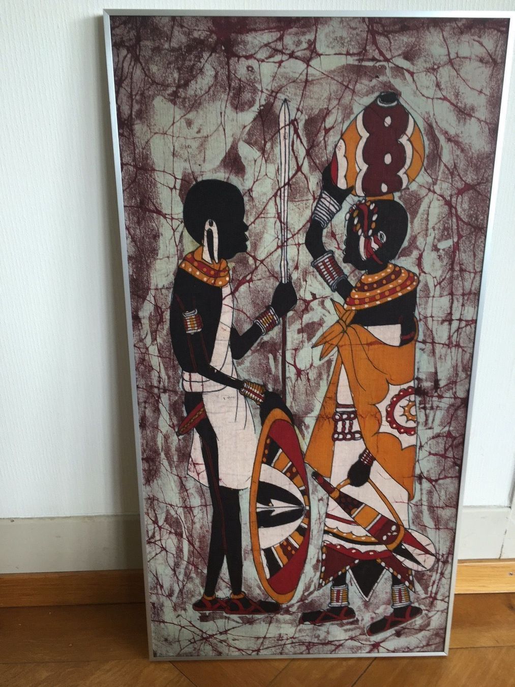 Foto & Immagini: Wunderschönes Original-Batikbild – Usato da Bern venduto da Smile-2707 2