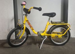 Kinderfahrrad Puki gelb 16 Zoll 