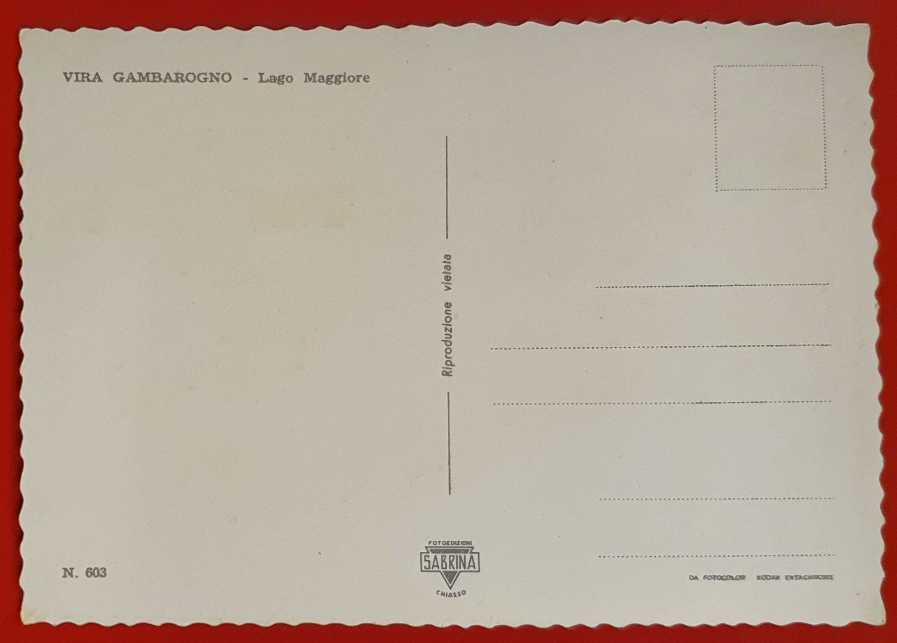 Cartoline postali: Vira Gambarogno - Lago Maggiore – Usato da Kreuzlingen venduto da Rschweiz1 1