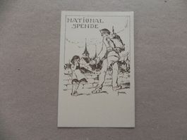 Private Schweiz 1.August Bundesfeier National Spende Karte