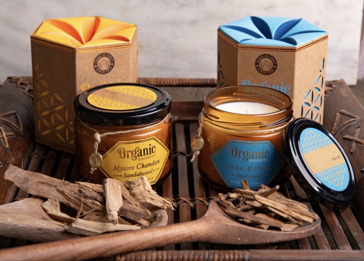 Candele: Sojawachskerze - Sandelholz – Nuovo e nell'imballaggio originale da Widnau venduto da Lilana 2